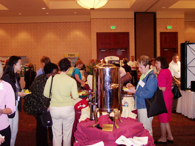 Attendee Refreshment Break, Exhibitor Area