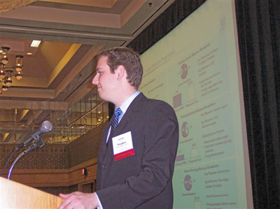 Presenter Stephen Rubenstein, with the Oncology Roundtable