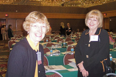 (L to R) Lynn Justusson, Garden City, MI and Joan Kines, Rome, GA