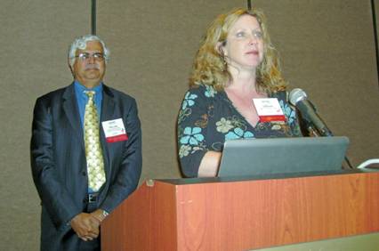 Physician presenters Shyam Paryani and Allison Grow