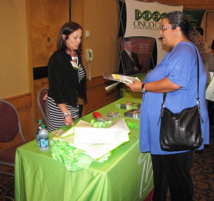 Rita Gable (IBA) (L) with Attendee