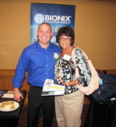 Andew Milanoski (Bionix) with Renee Epps (TN)