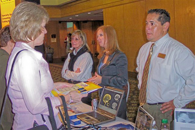 Anne Spiegleman, Carrie Hugh and Albert Garcia, Varian Medical Systems