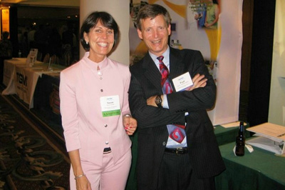 Exhibitor Susan Vannoni with Director Paul Williams