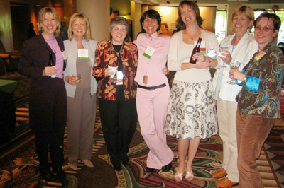 Exhibitor staff at SATRO 8 